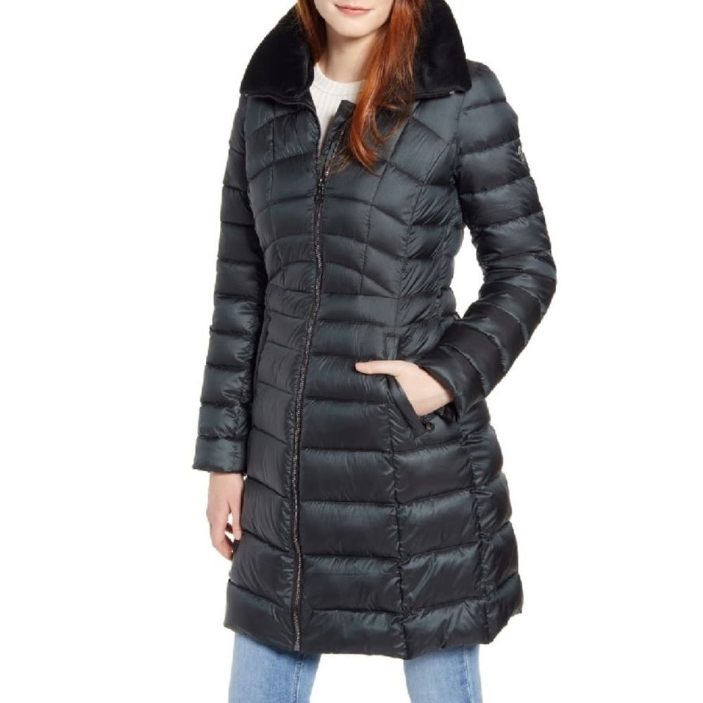 BERNARDO Water Resistant Packable Puffer